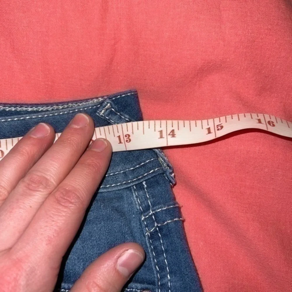 high waisted blue Wallflower Jean size 3 - Picture 7 of 7